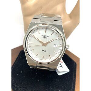 Tissot PRX Men's Watch Swiss Quartz 40mm Silver Stainless Steel T1374101103100